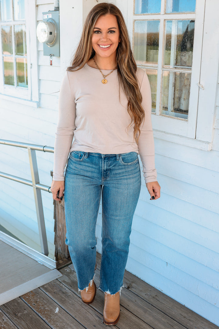 The Essential Long Sleeve - Oatmeal