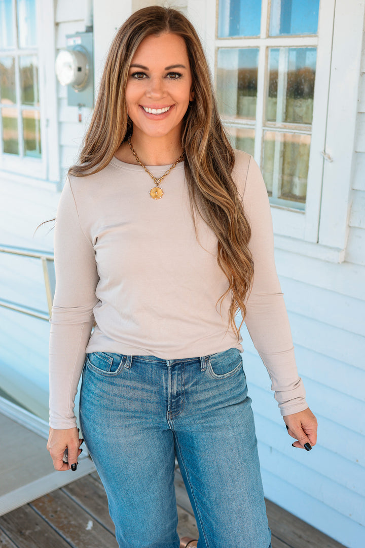 The Essential Long Sleeve - Oatmeal