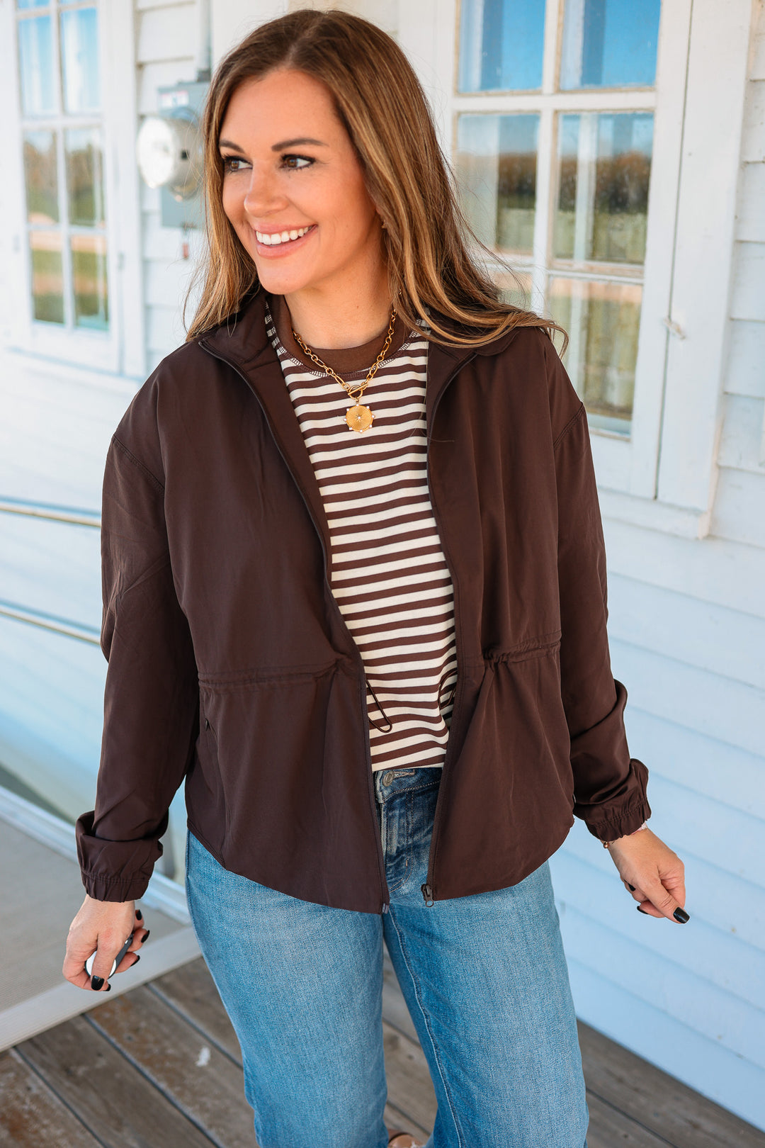 Drew Strideflex Peplum Jacket
