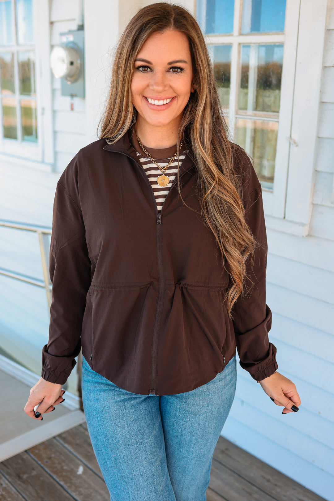 Drew Strideflex Peplum Jacket