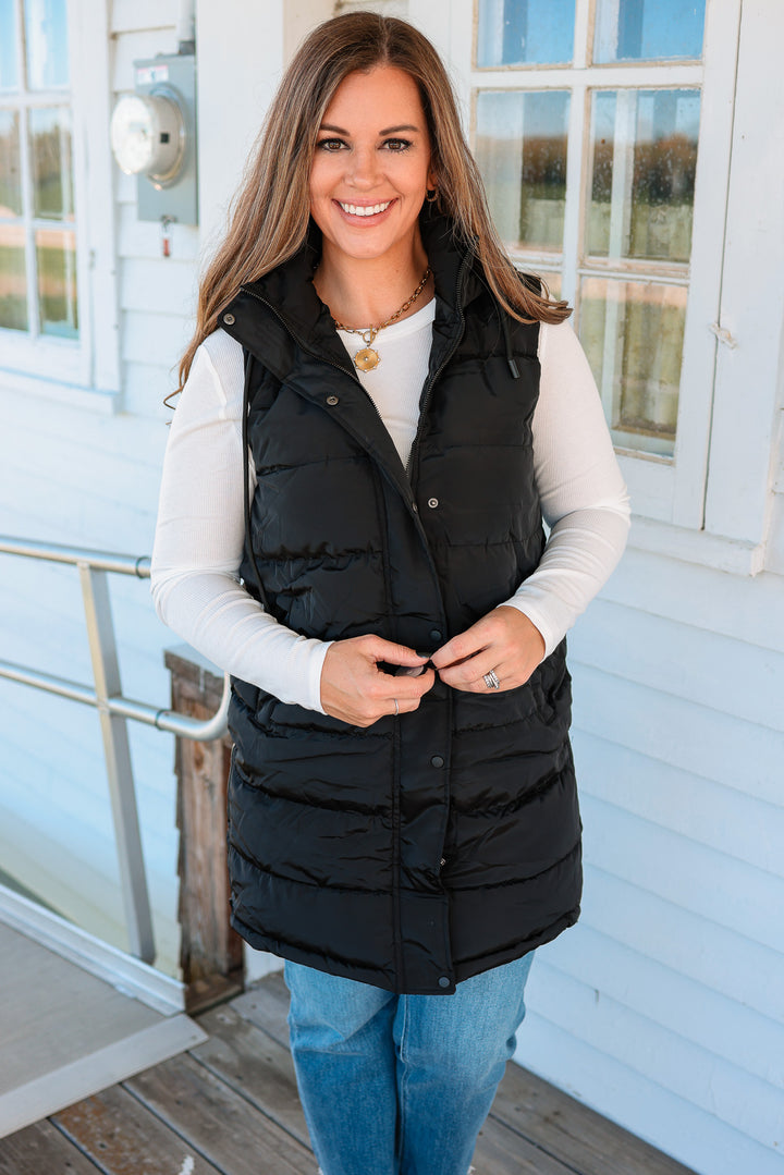 Kate Longline Hooded Vest