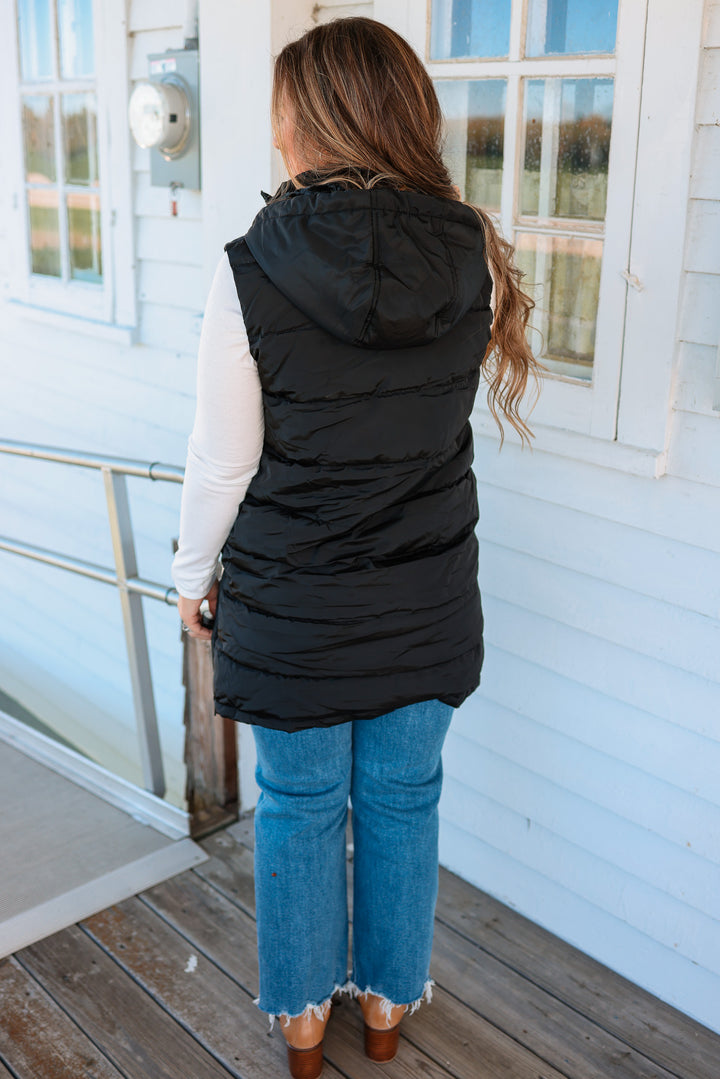 Kate Longline Hooded Vest