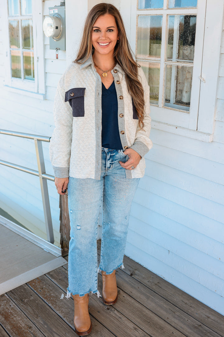 Emery Quilted Shacket
