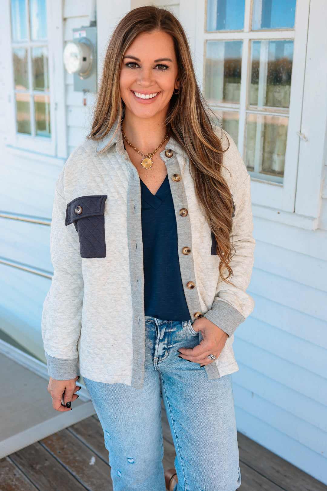 Emery Quilted Shacket