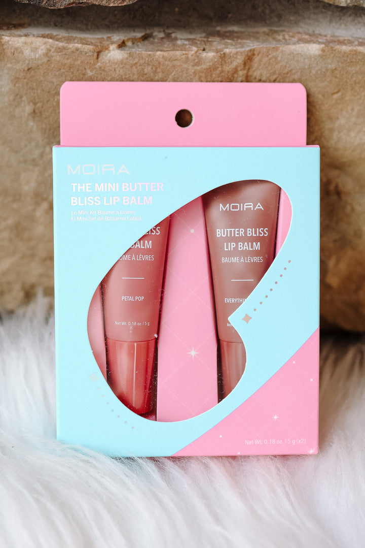 The Mini Butter Bliss Lip Balm Bundle - Everything Nice & Petal Pop
