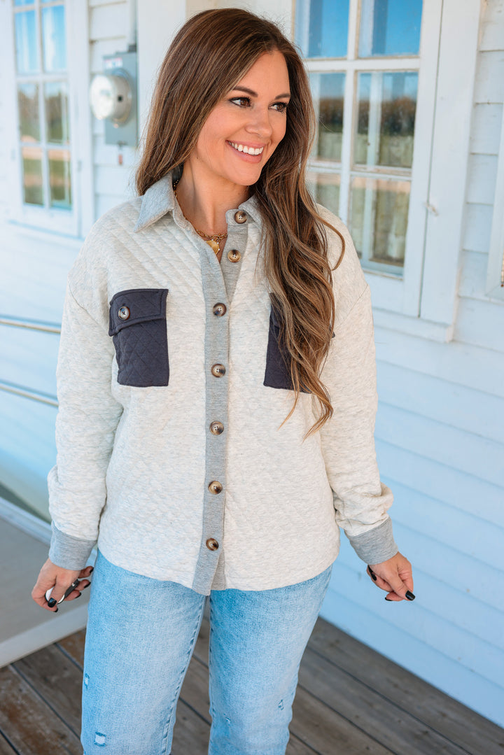 Emery Quilted Shacket