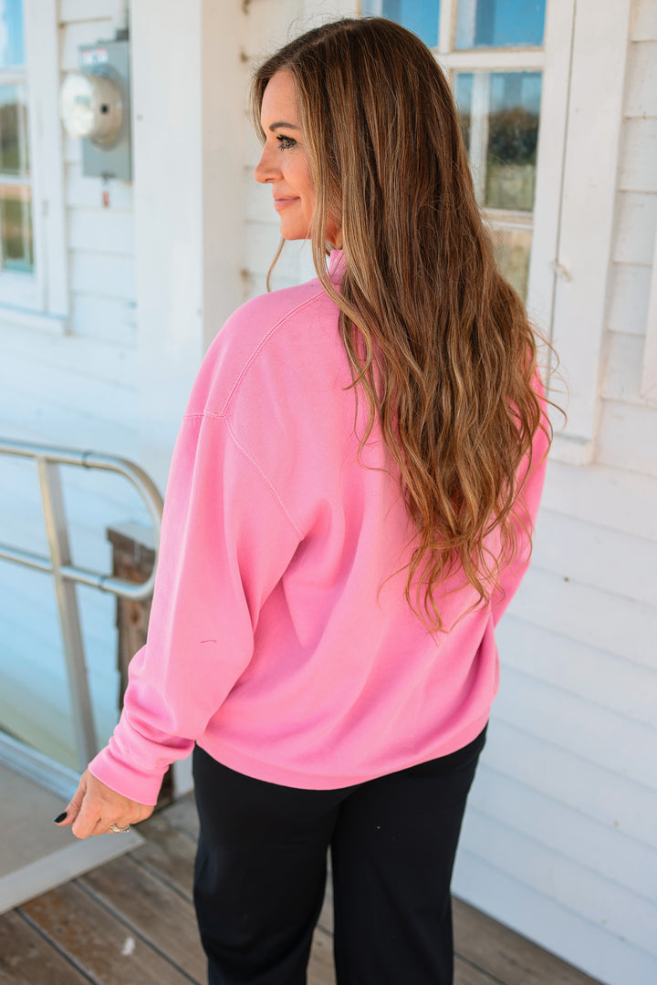 Saltwash Mockneck - Petal Pink