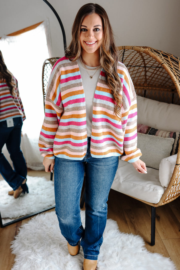 Sawyer Multicolor Striped Cardigan