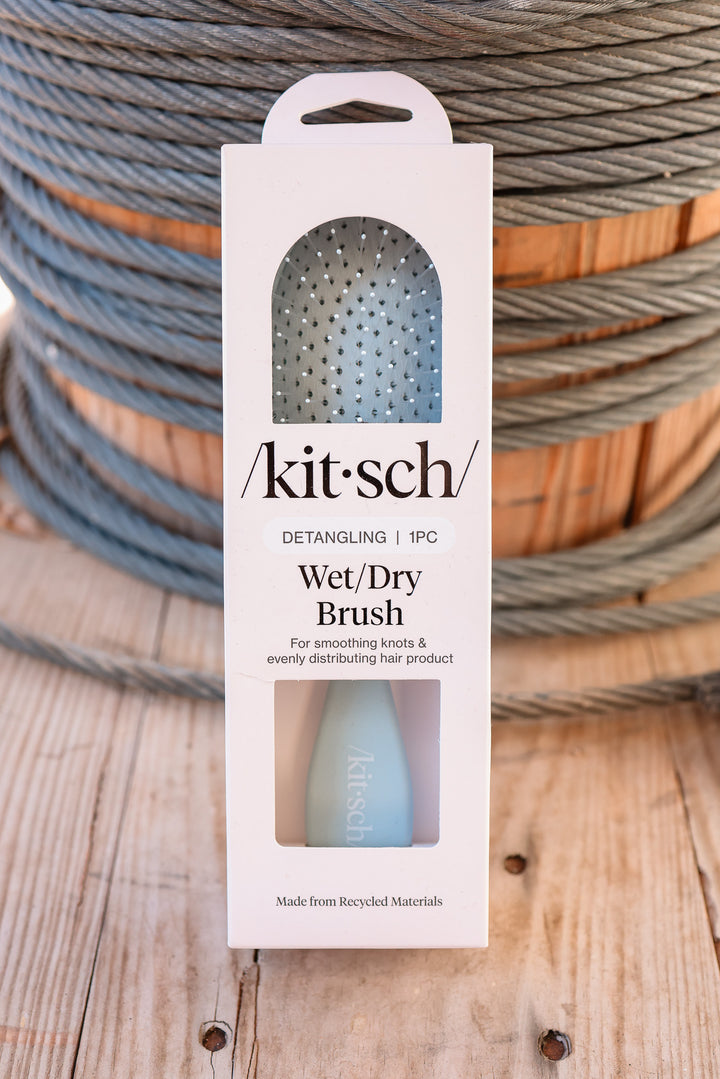 Recycled Plastic Wet/Dry Brush - Haze Blue