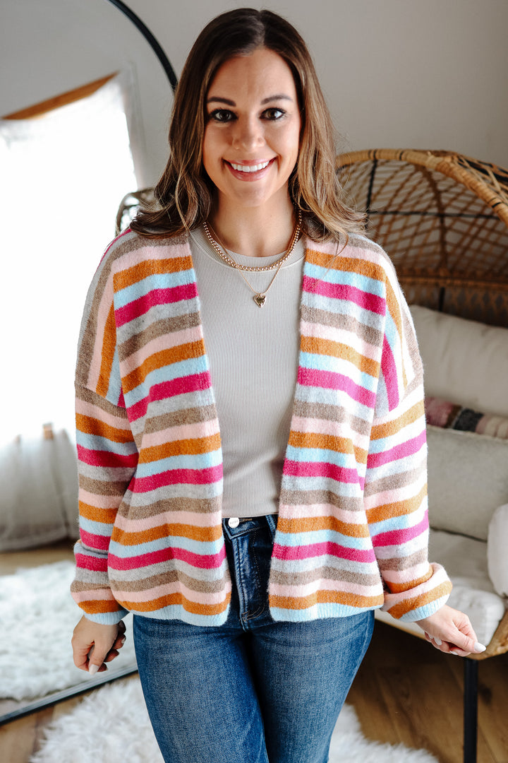 Sawyer Multicolor Striped Cardigan
