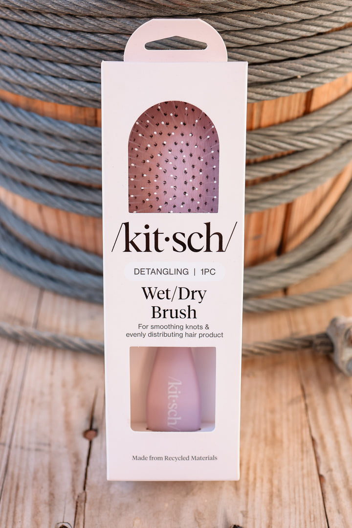 Recycled Plastic Wet/Dry Brush - Soft Violet