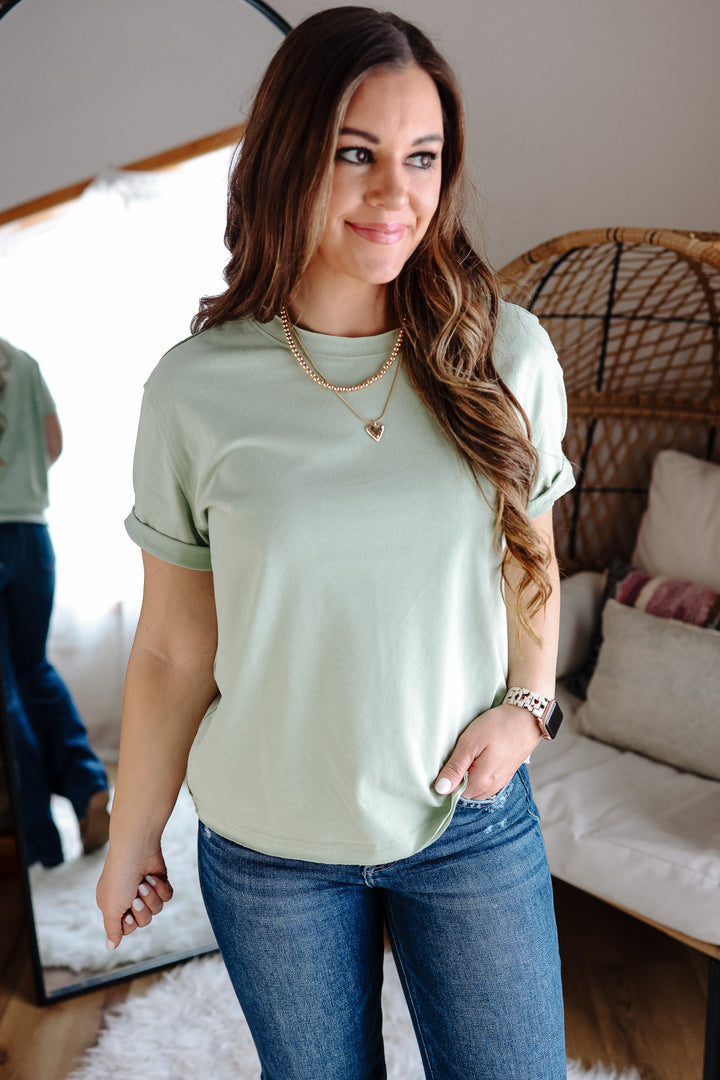 Mali Short Sleeve Tee - Sage