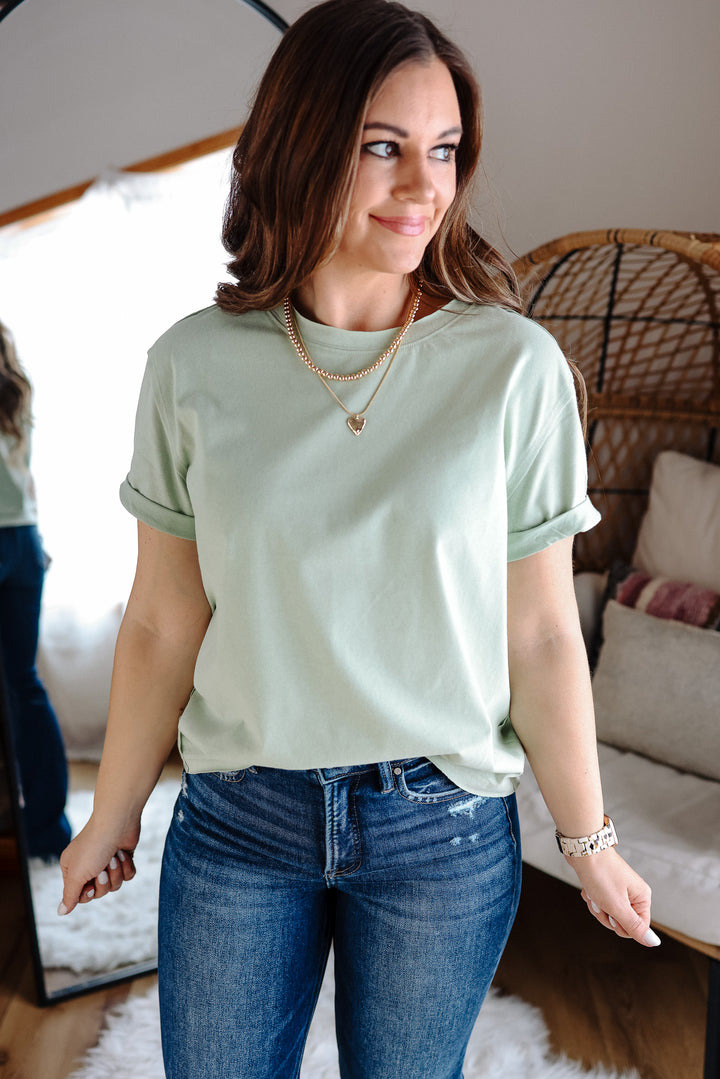 Mali Short Sleeve Tee - Sage