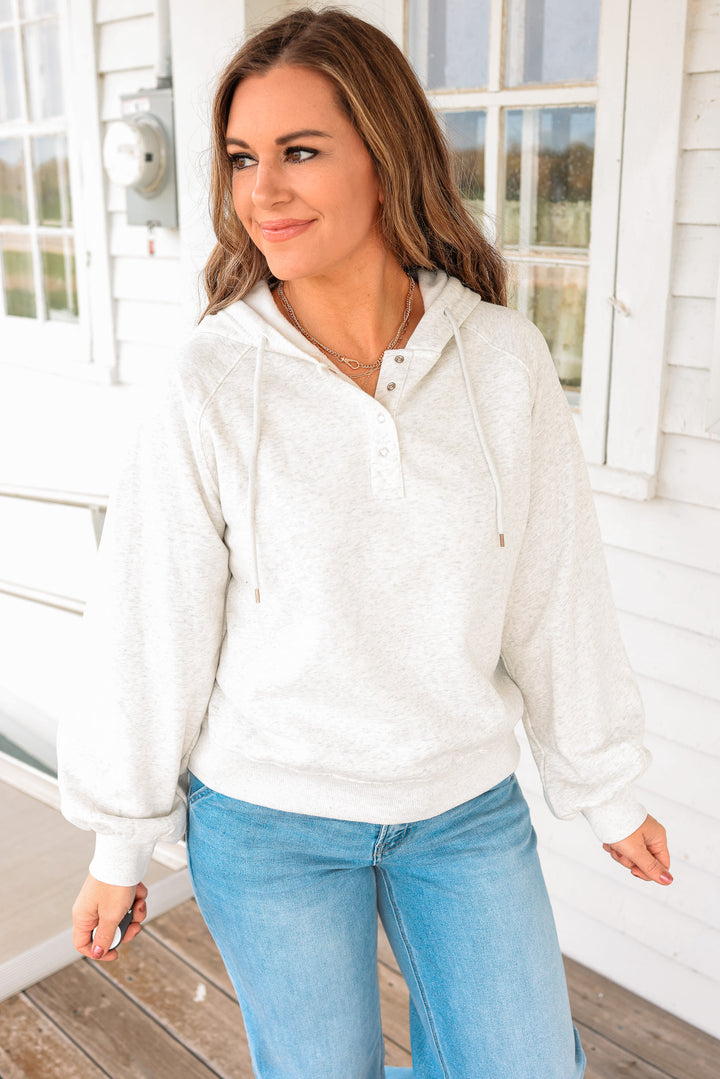 Rylee Half Button Hoodie