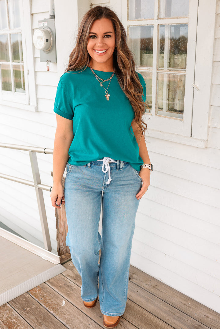 Mali Short Sleeve Tee - Teal