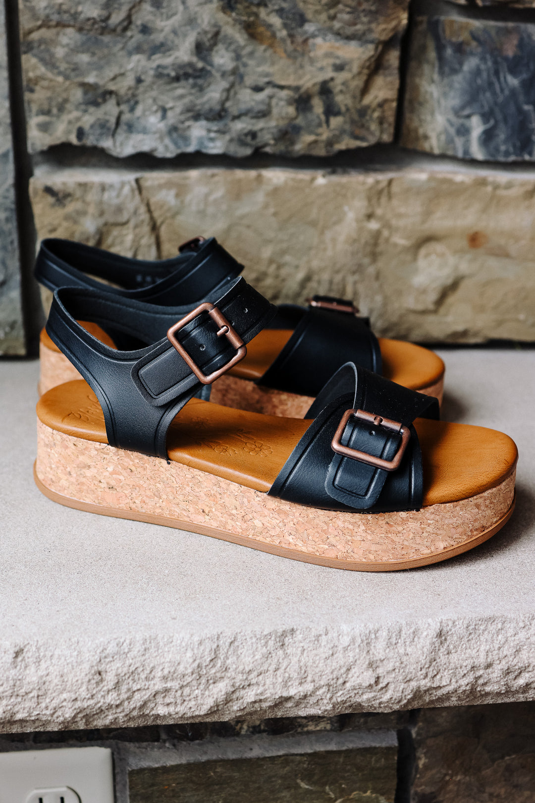 Magical Platform Sandal - Black