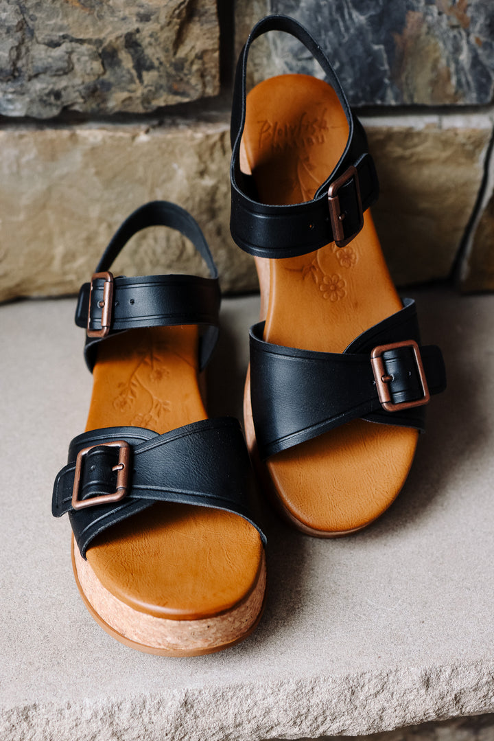 Magical Platform Sandal - Black