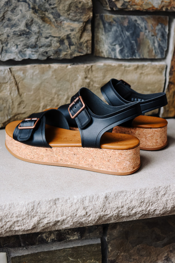Magical Platform Sandal - Black
