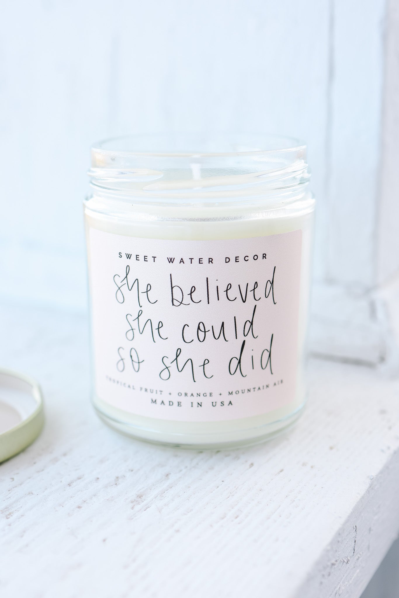 She Believed She Could 9 oz Soy Candle