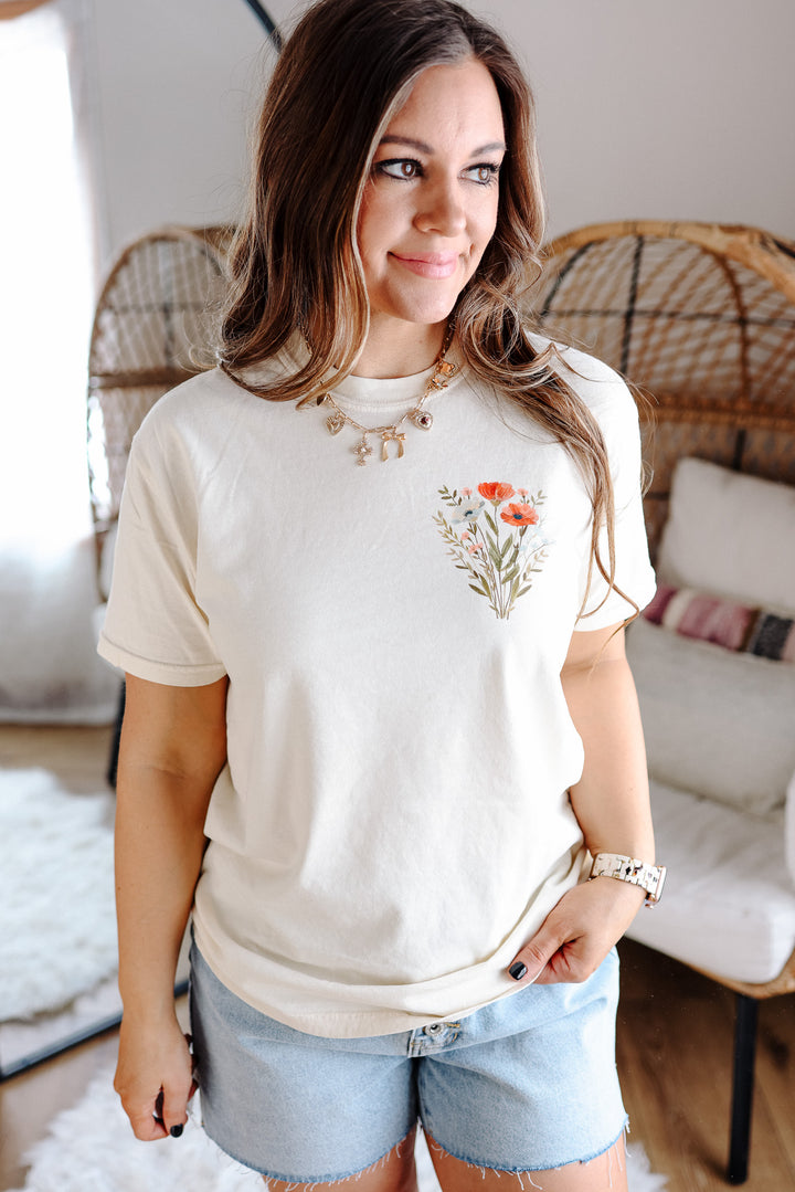 Praise The Lord Graphic Tee - Ivory