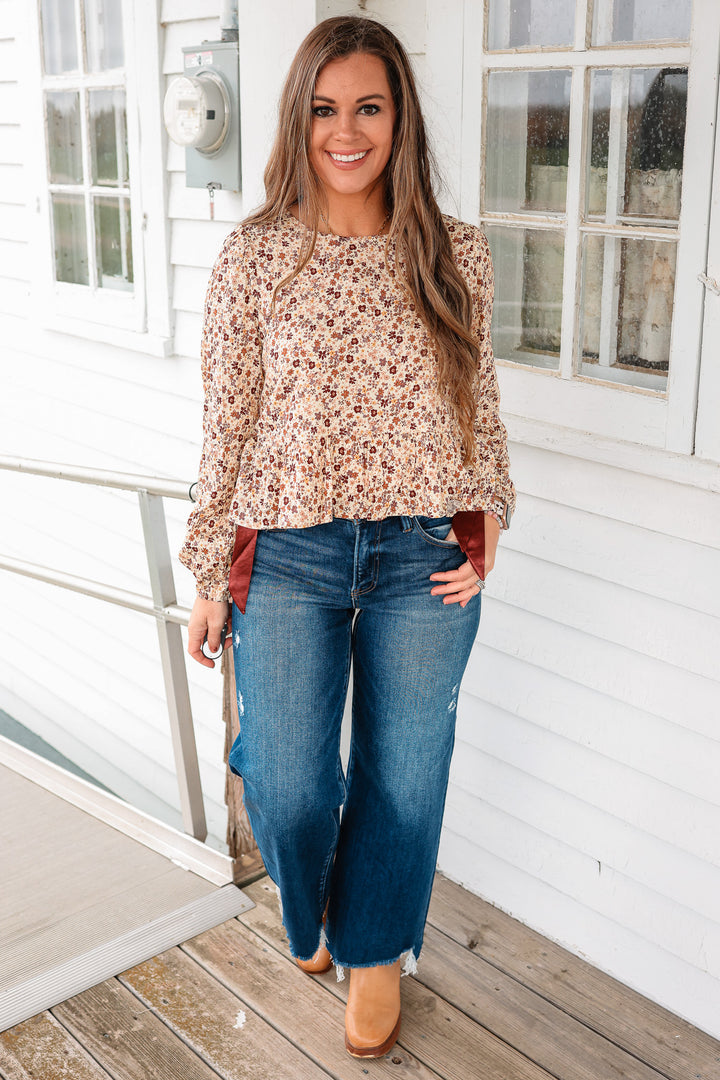 Mckenna Side Ribbon Peplum