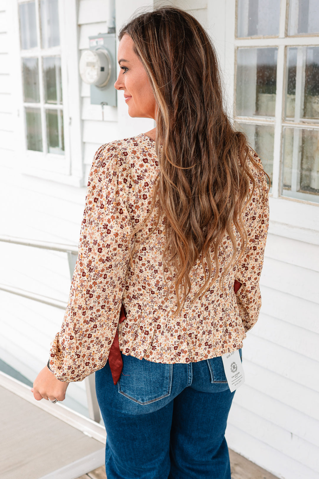 Mckenna Side Ribbon Peplum