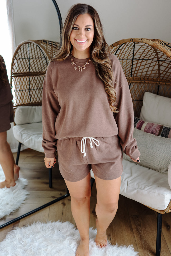 Ivy Soft Touch Knit Pullover - Choco