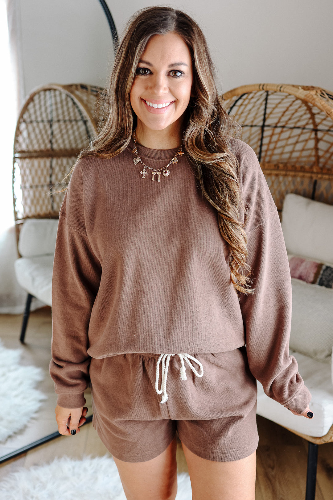 Ivy Soft Touch Knit Pullover - Choco