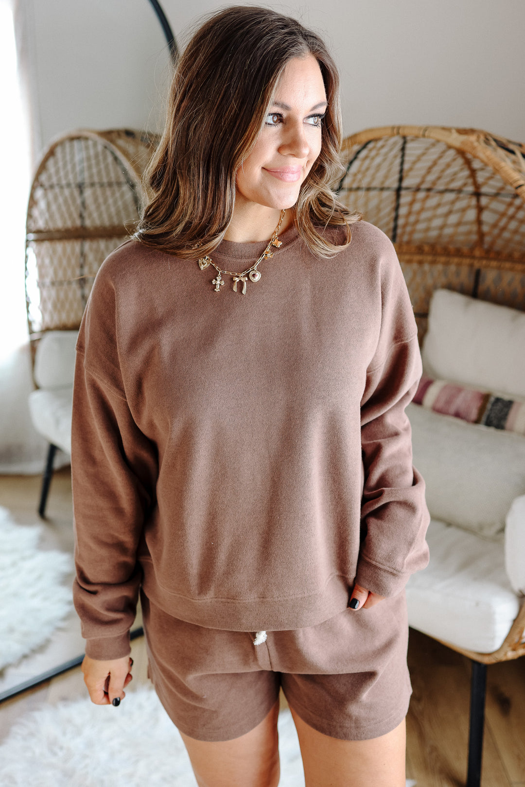 Ivy Soft Touch Knit Pullover - Choco