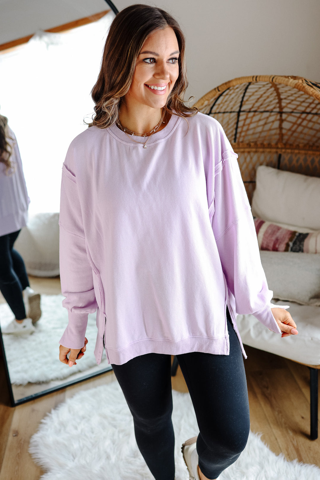 Jess Oversized Seam Detail Pullover