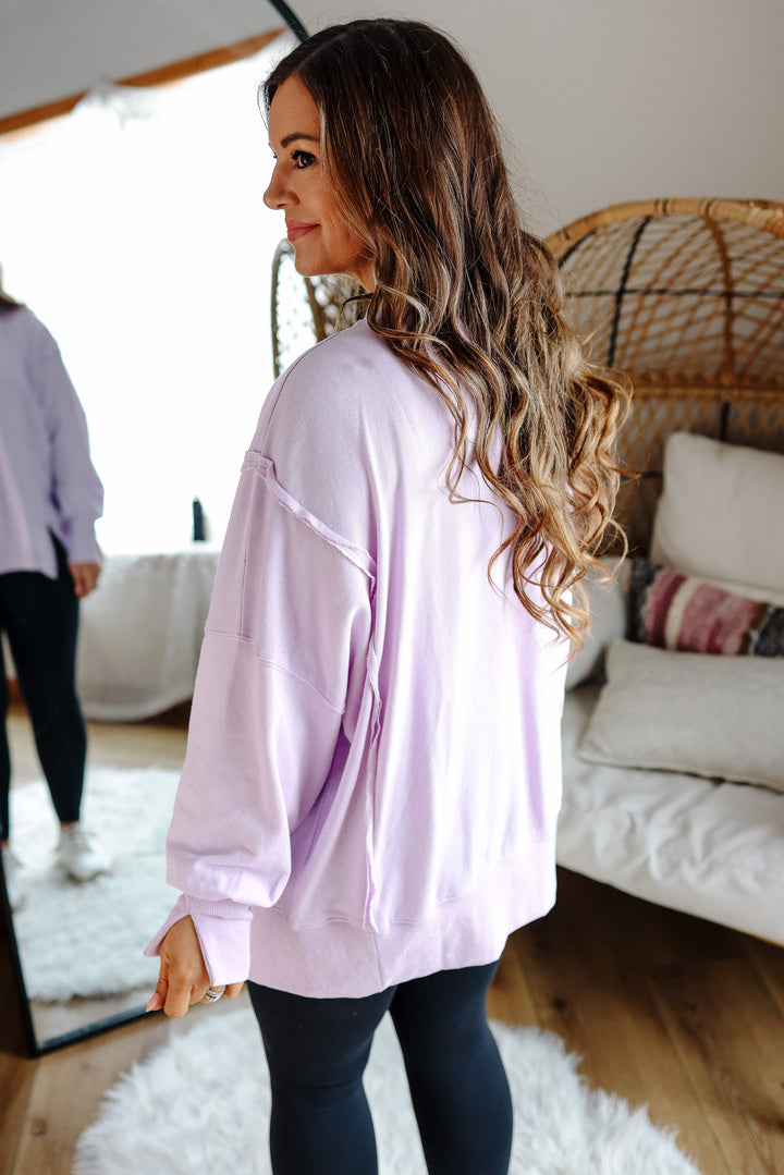 Jess Oversized Seam Detail Pullover