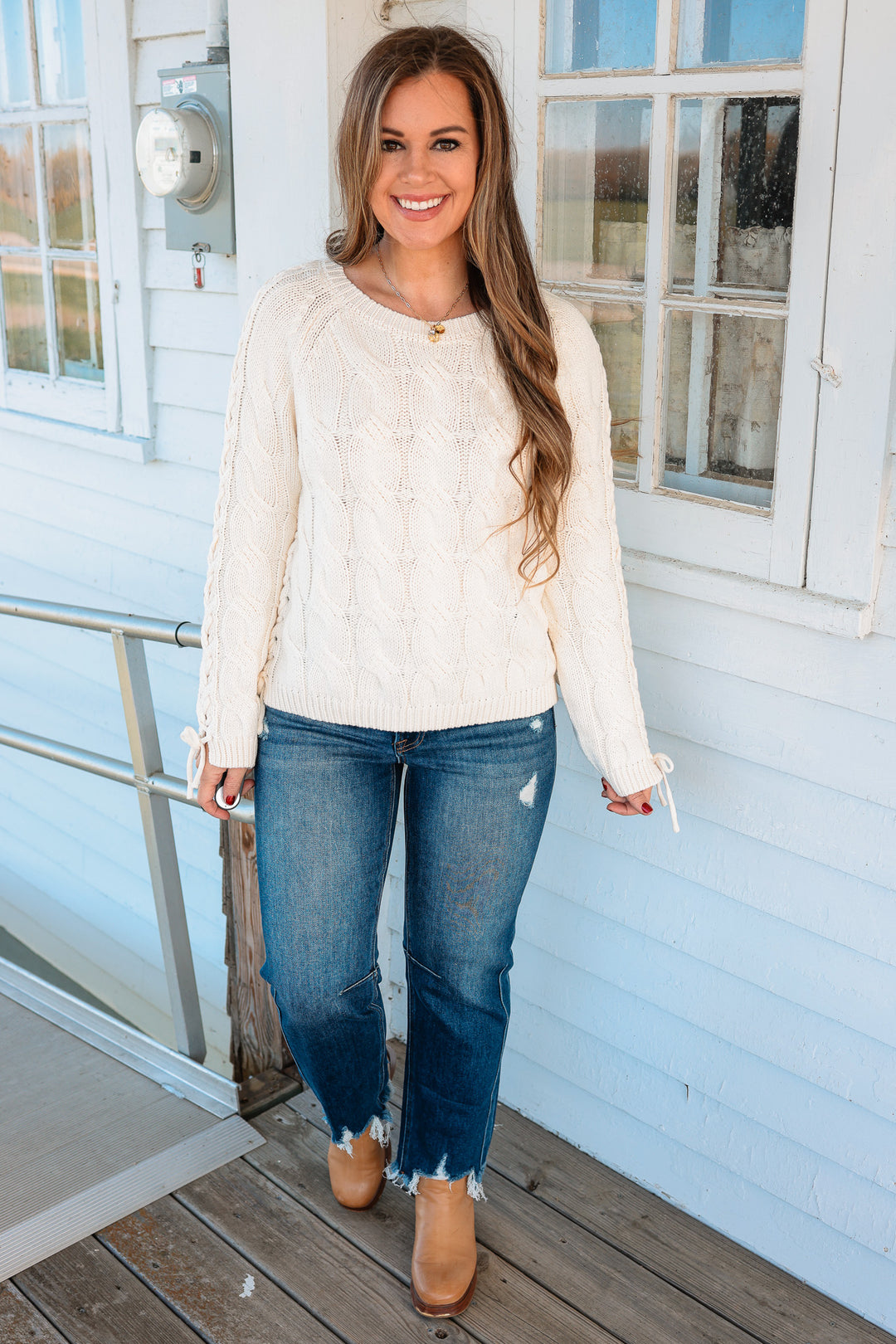 Anna Cable Knit Sweater