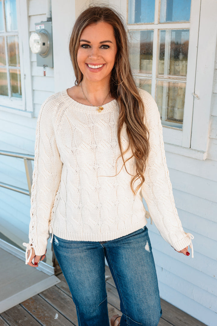 Anna Cable Knit Sweater