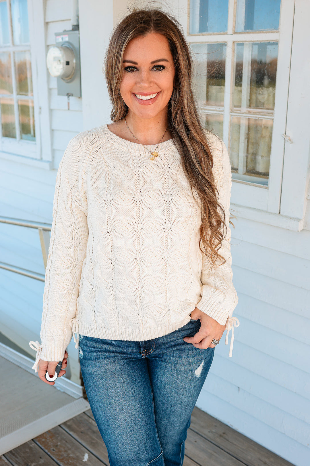 Anna Cable Knit Sweater