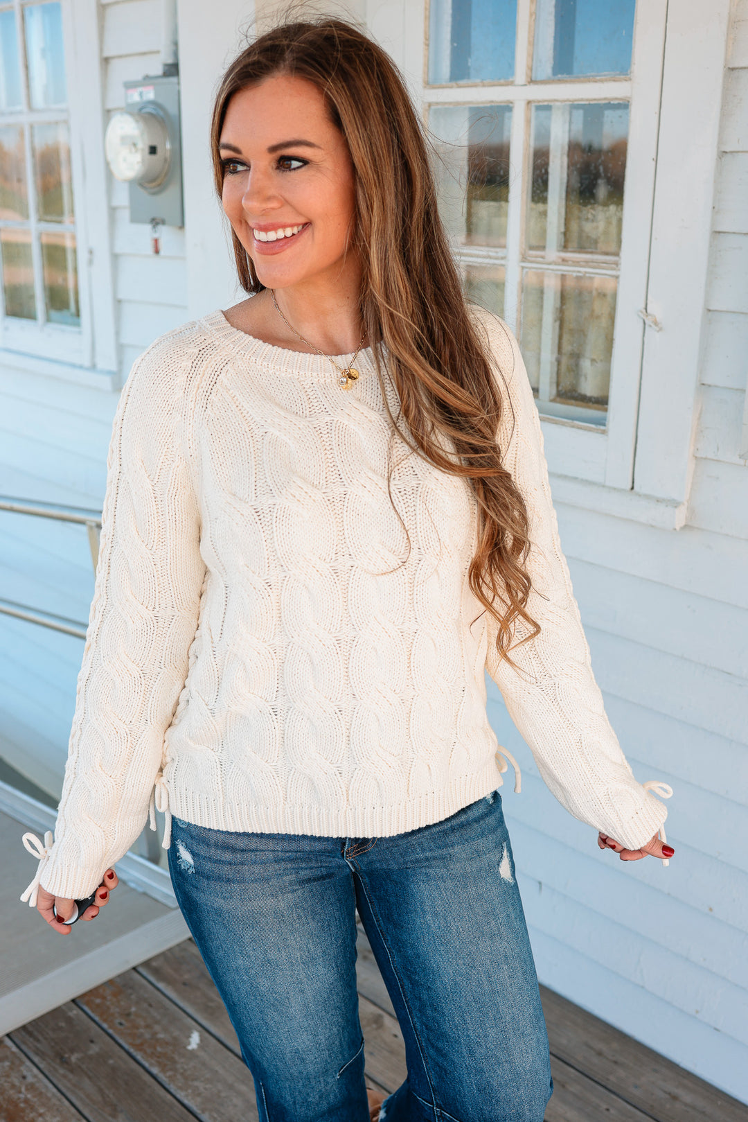 Anna Cable Knit Sweater