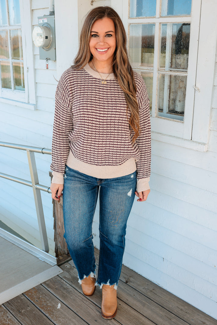 Hollie Waffle Knit Sweater