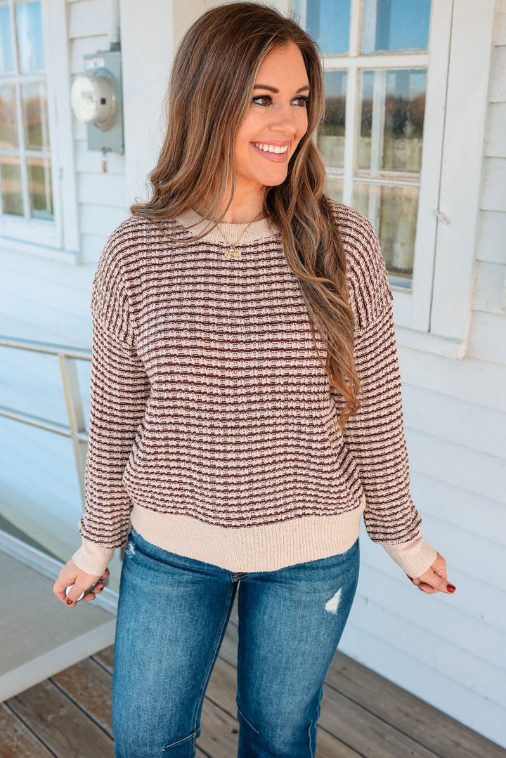 Hollie Waffle Knit Sweater