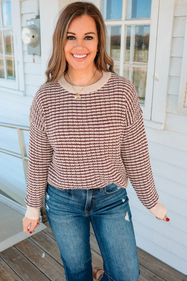Hollie Waffle Knit Sweater