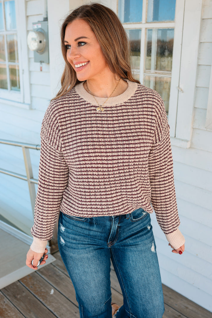 Hollie Waffle Knit Sweater