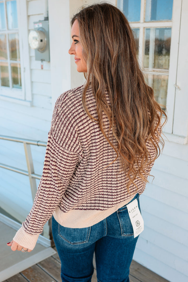 Hollie Waffle Knit Sweater