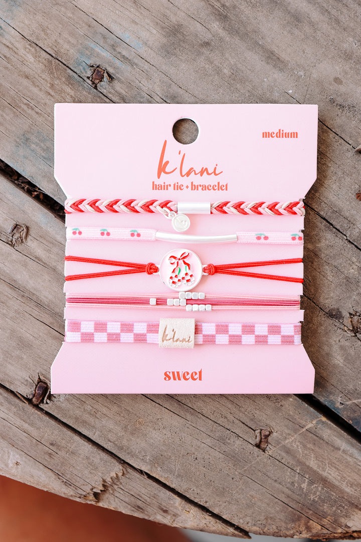 Sweet Hair Tie Bracelets