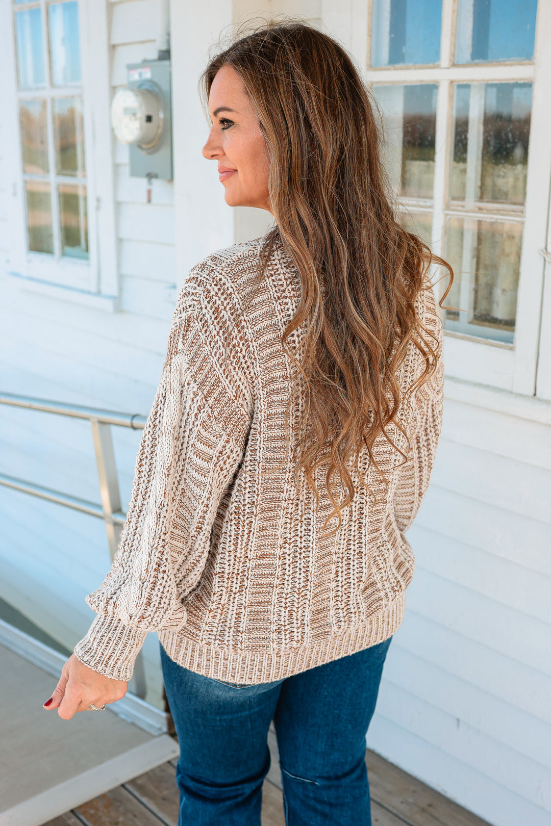 Hattie Chunky Cable Cardigan