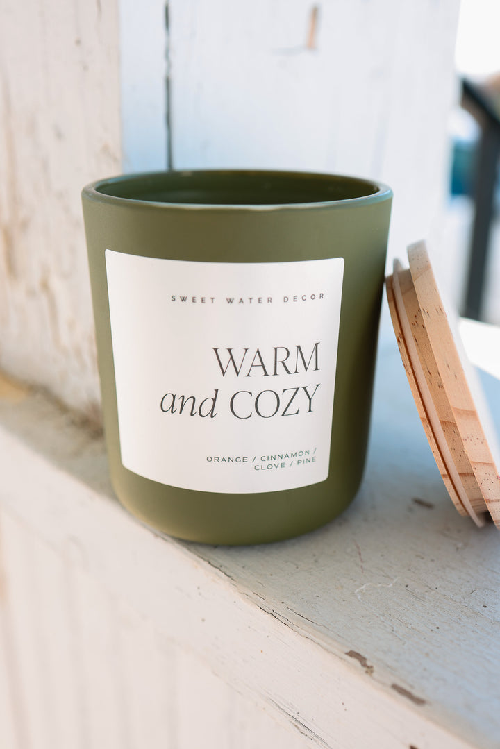 Warm and Cozy 15 oz Soy Candle