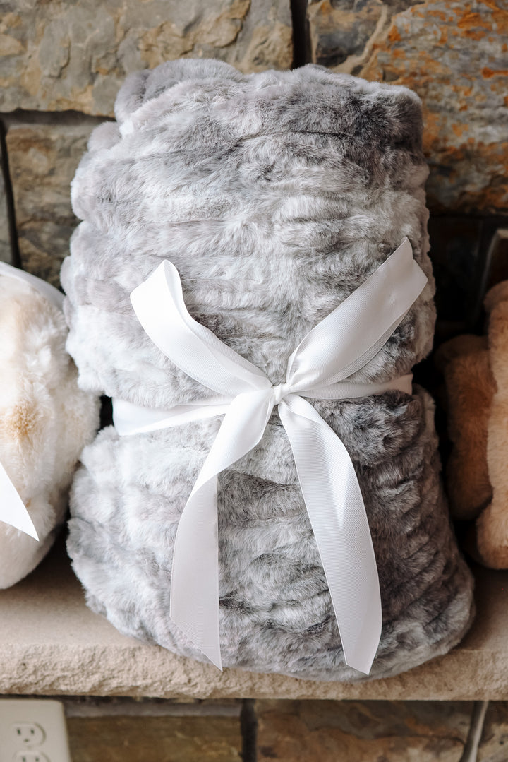 Cuddle Luxe Cloud Blanket - Charcoal Mist