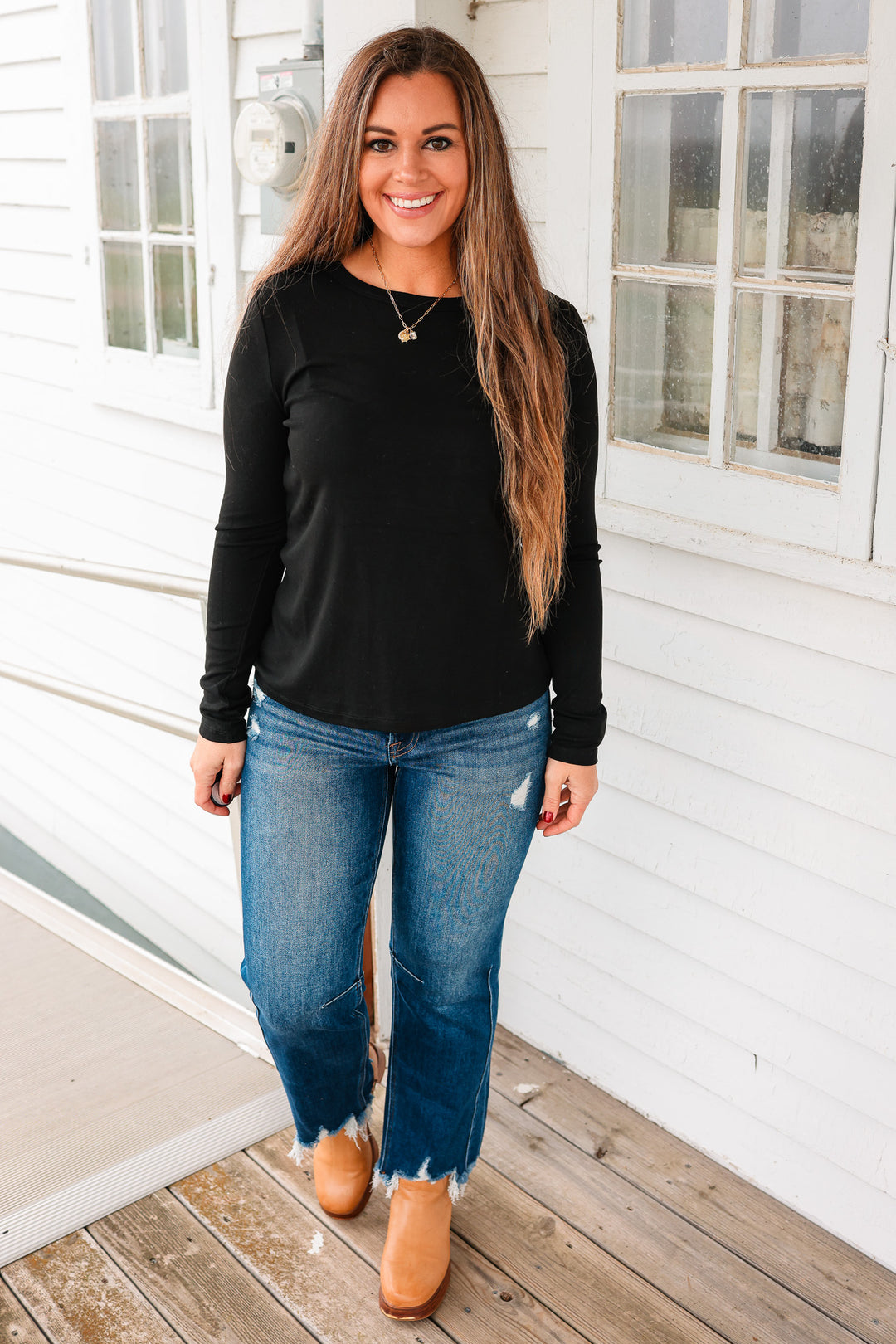 The Essential Long Sleeve - Black