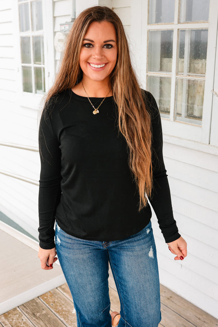 The Essential Long Sleeve - Black