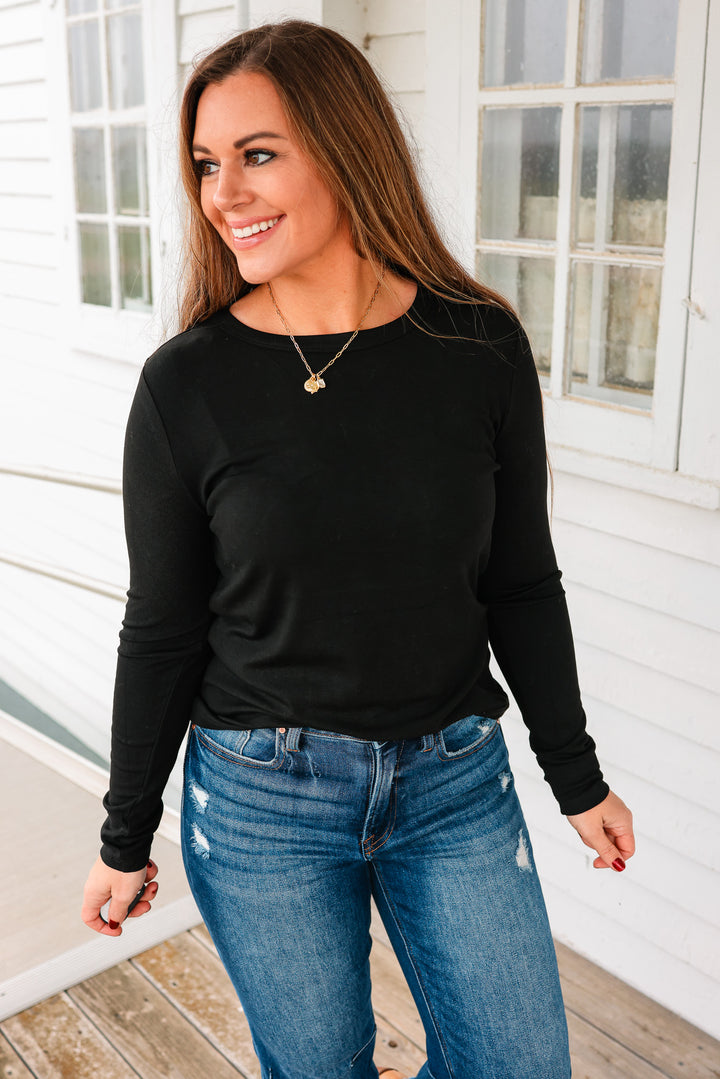 The Essential Long Sleeve - Black