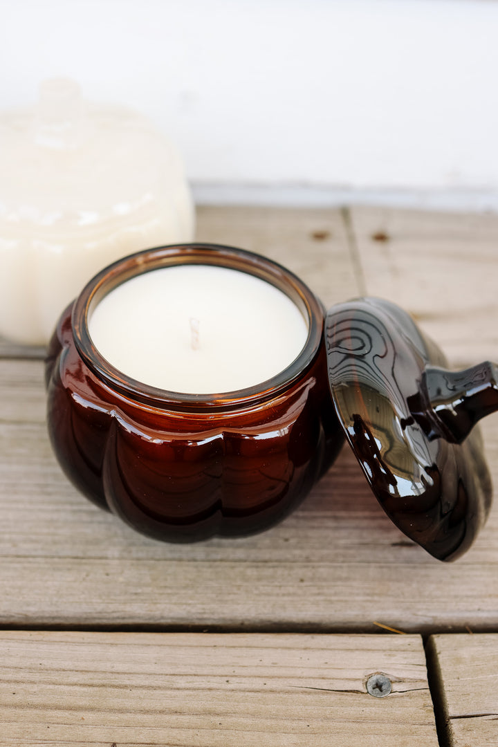 Hello Fall Soy Candle - 20oz Pumpkin Jar