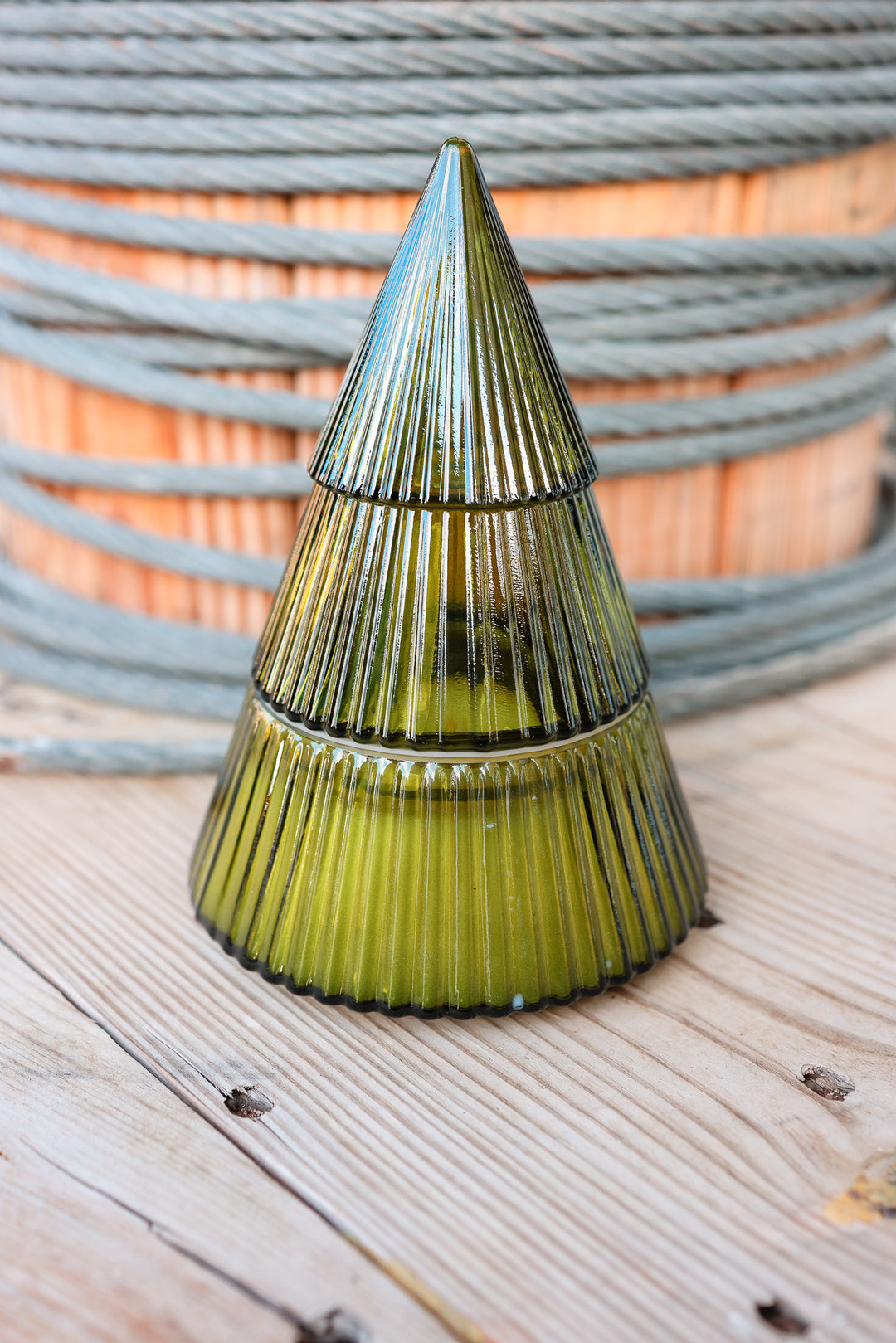 Fraser Fir Soy Candle - 8.5 oz Glass Tree Jar