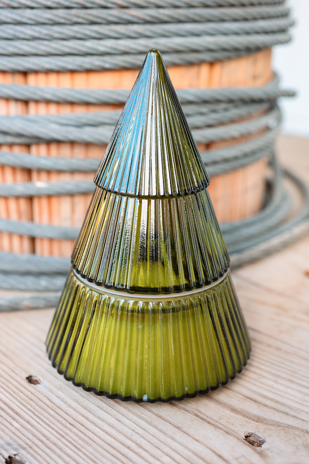 Fraser Fir Soy Candle - 8.5 oz Glass Tree Jar